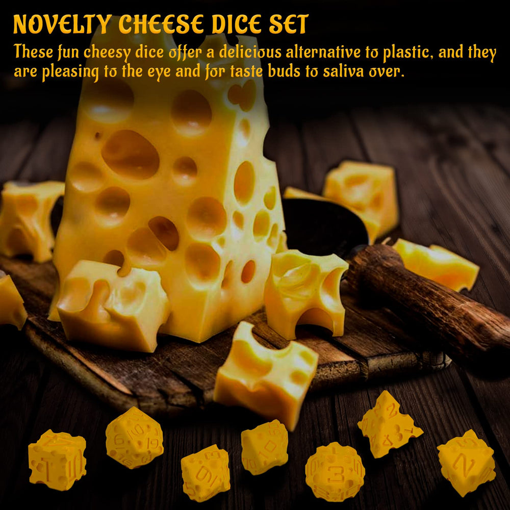 CZYY Cheese Dice D12: easy-to-read faces for quick turns