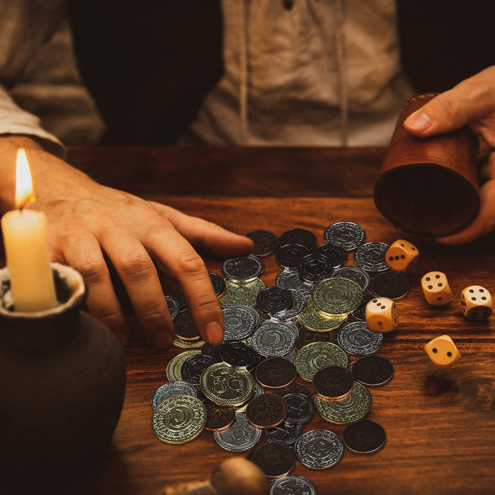 CZYY gift-ready DND coin set for gamers and DMs