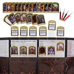 CZYY DND initiative tracker on DM screen for clear turn order