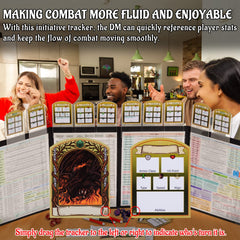 CZYY DND monster card insert for fast encounter tracking