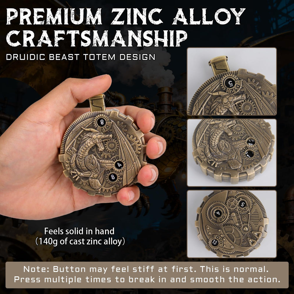 CZYY MinZerTRPG leather pouch protects your dice on the go.