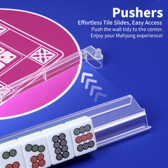 czzwak travel-friendly mahjong rack compact storage for games on the go