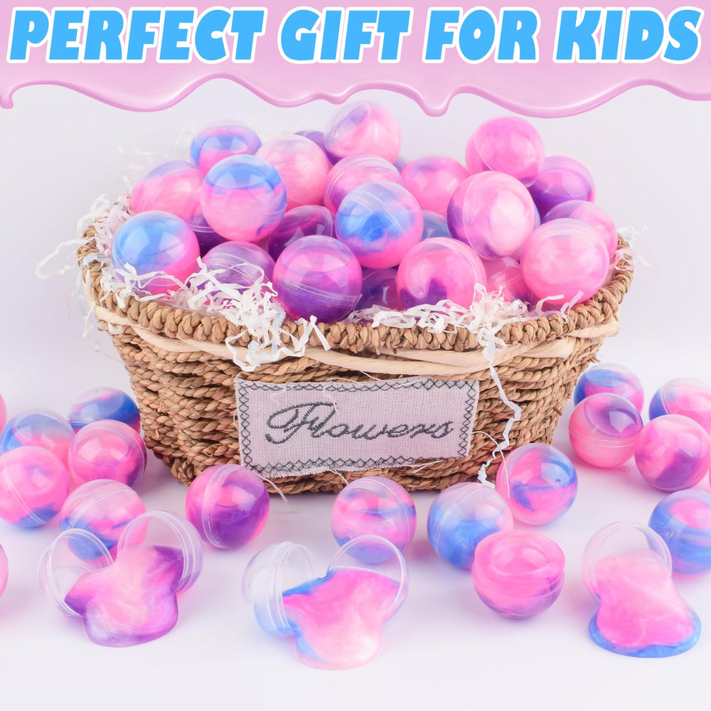 D'ALBA Unicorn Galaxy slime ball purple - soft tactile toy for focus and relaxation