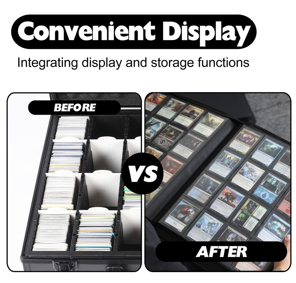D DACCKIT durable black binder shown on a shelf for easy storage.