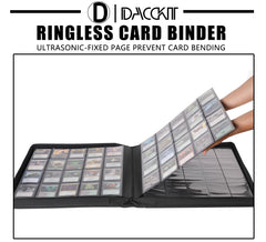 D DACCKIT ringless design protects cards from binding damage during handling.