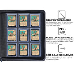 D DACCKIT binder pocket layout supports organized card storage