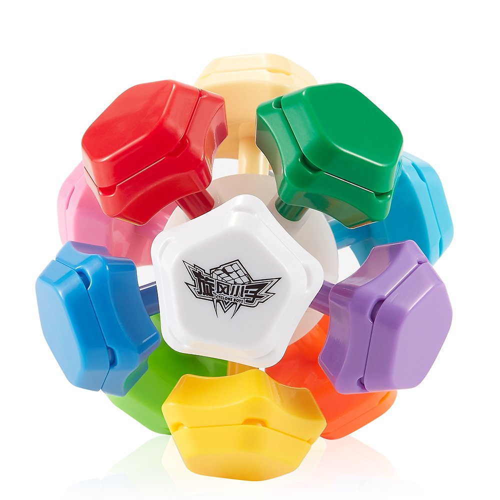 D-FantiX Cyclone Boys Megaminx portable size ideal for home or travel practice