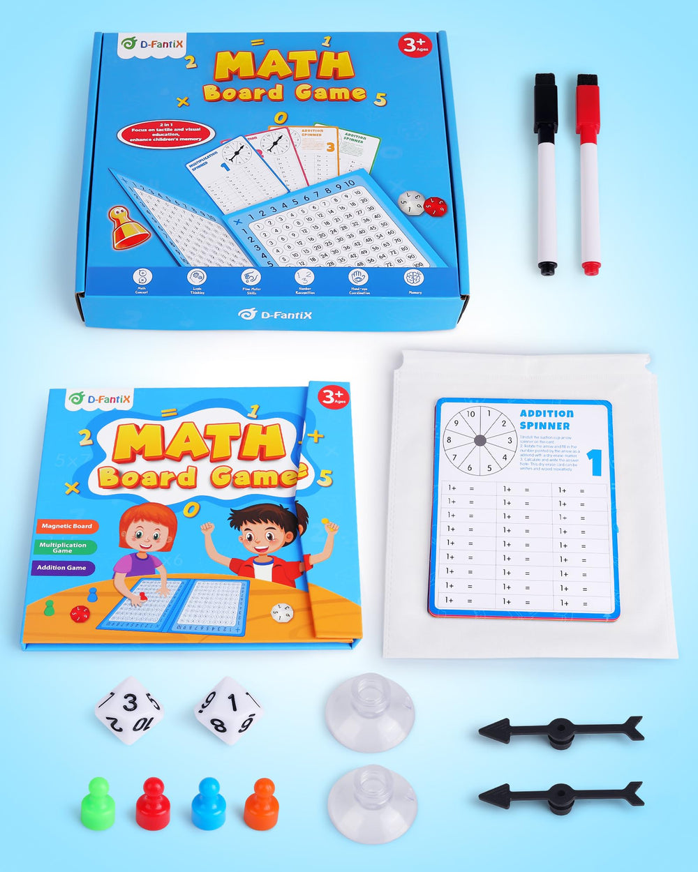 D-FantiX blank card invites personalized exercises
