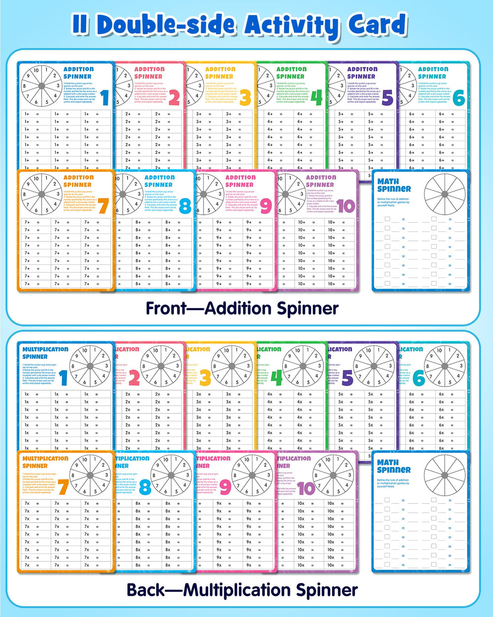 D-FantiX dry-erase markers support repeated practice