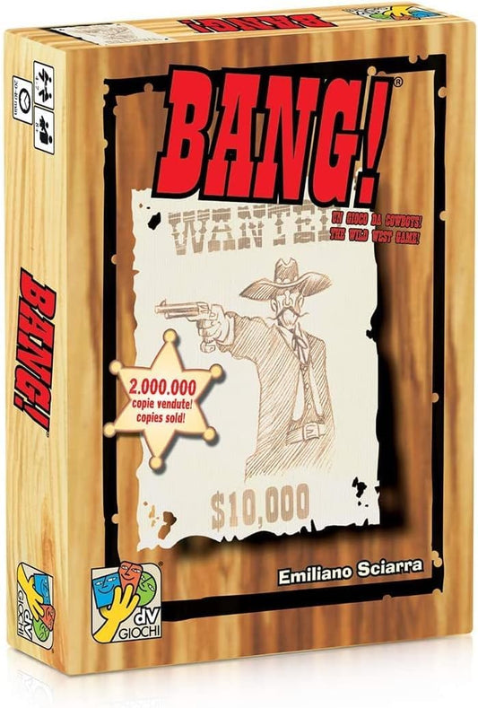 Bang Wild West front cover by da Vinci invites social play and quick setup