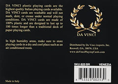 Da Vinci Venezia bridge-size cards prioritize comfortable handling during play.