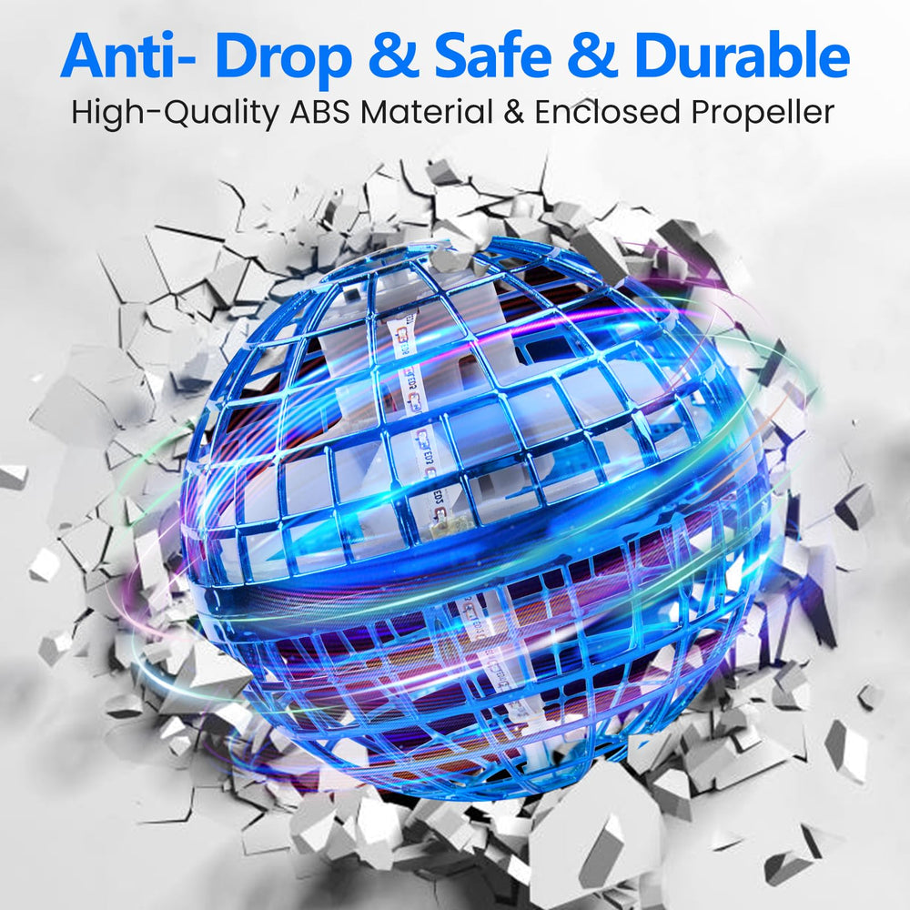 Dafire galaxy flying orb glides smoothly for compact show in dim rooms.