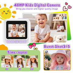 Dafotil thermal printing function prints black-and-white photos on the go.