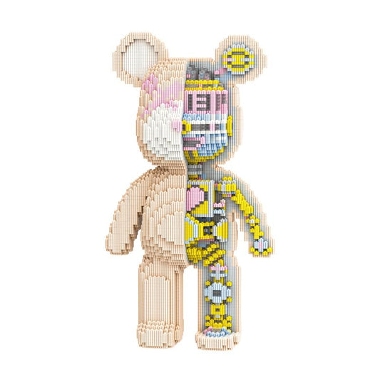 DAHONPA Animal Mechanical Bear exterior with pastel colors for desk display