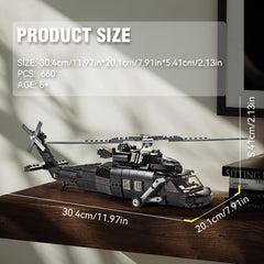 DAHONPA Black Hawk model assembly offers detailed building experience
