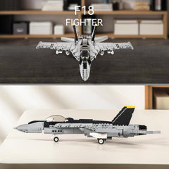 DAHONPA F-18 Bumblebee Fighter assembly view showing construction progress
