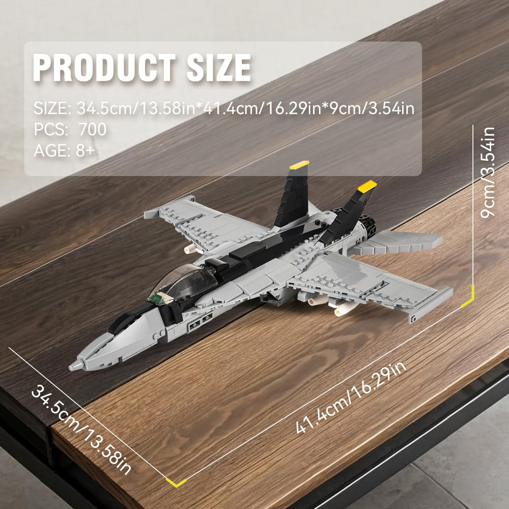 DAHONPA F-18 Bumblebee Fighter box and parts image showing kit contents