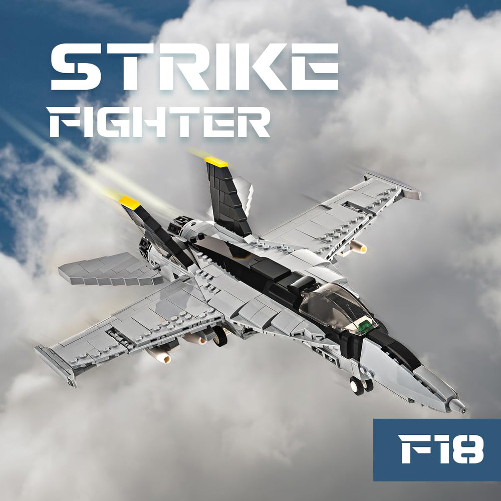 DAHONPA F-18 Bumblebee Fighter playset promoting collaborative building and collecting