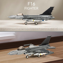 DAHONPA F-16 Fighting Falcon airplane model pieces for precise building fun.