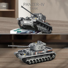 DAHONPA Panzer-IV tank 360-degree turret image for dynamic posing.