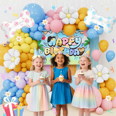 Daidle photo-background ready for cake moments and family portraits.