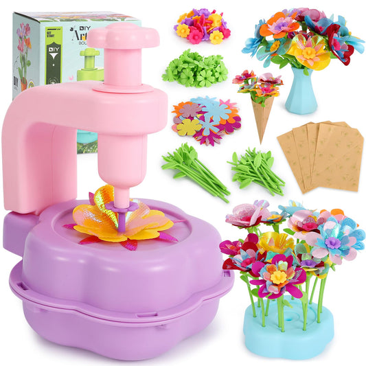 DAISRED Flower Maker tool for kids to craft bright bouquet designs.