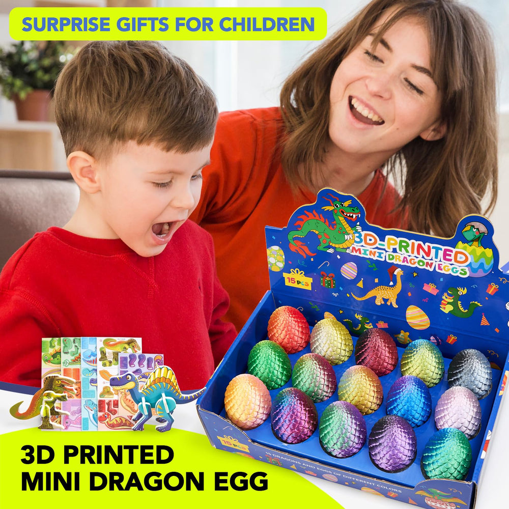 Dak Haan 3D dragon egg set highlighting intricate scale textures for imaginative play.