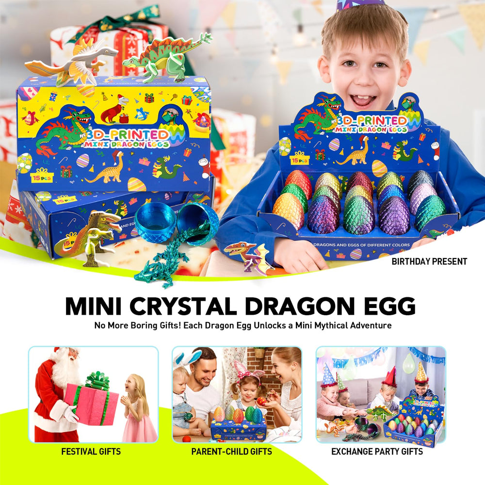 Dak Haan mini dragon eggs collection ideal for display shelves and gifting.