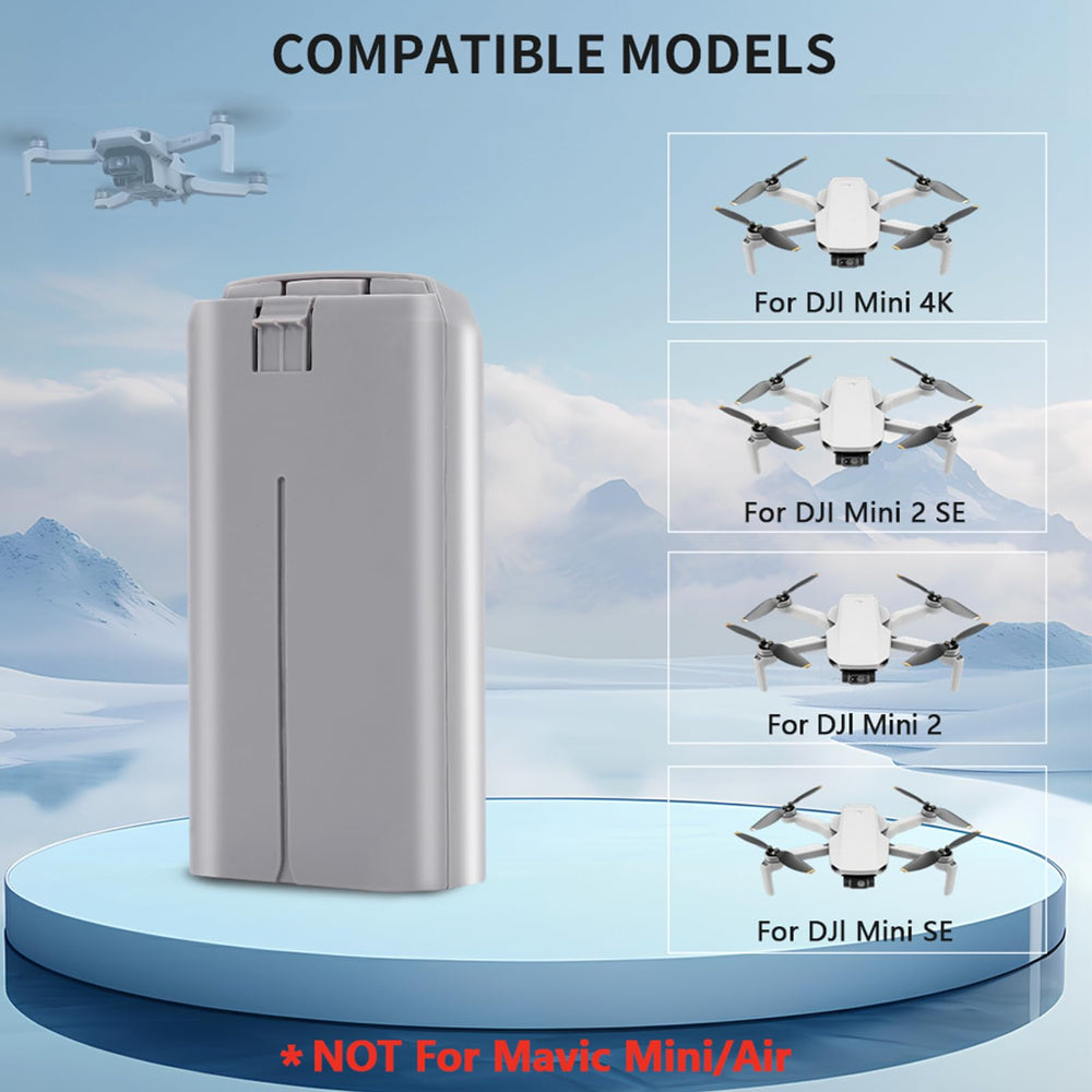 Dalkat Dalee high-density 2400mAh cell enables extended flight time.