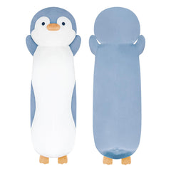 Dalmao 36-inch penguin plush close-up shows soft fur for cozy cuddles