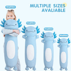 Dalmao axolotl plush side view, perfect for imaginative play and lounging