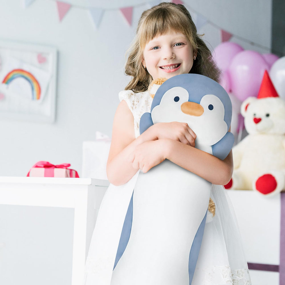 Dalmao machine-washable penguin pillow for easy care