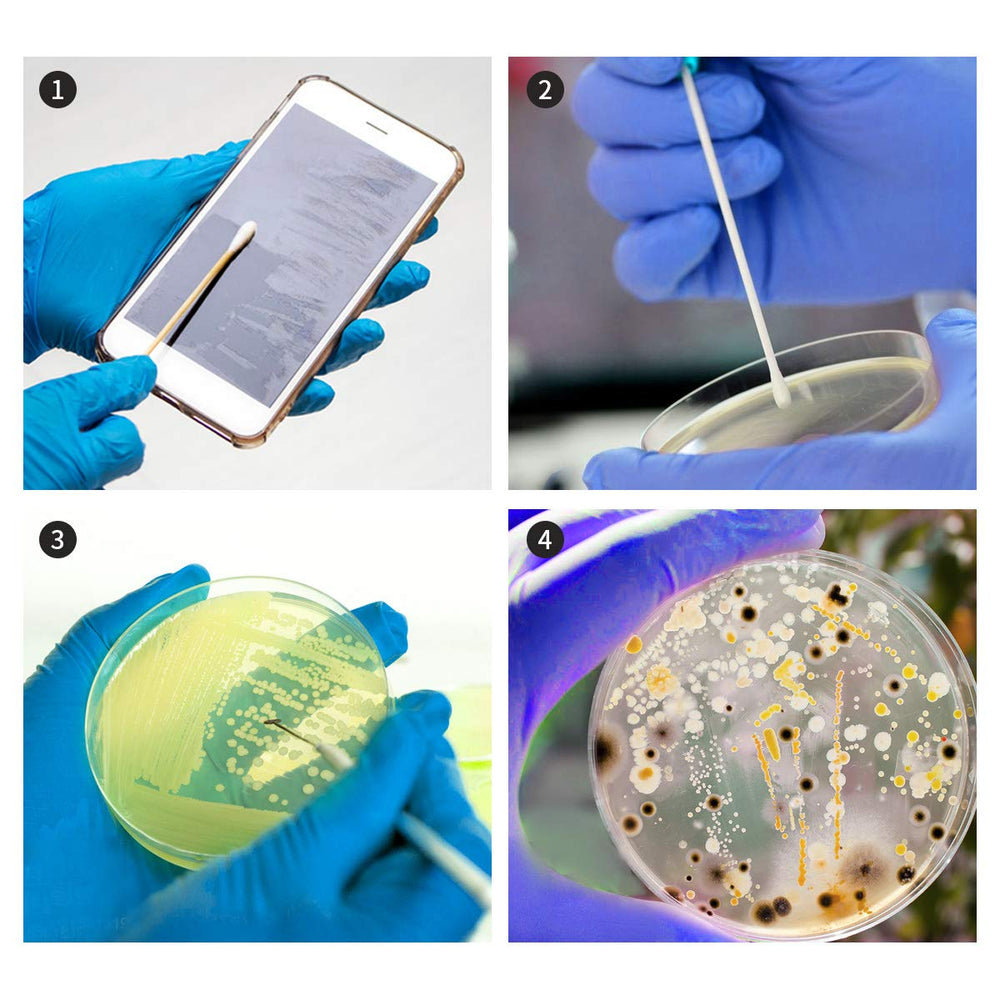 DalosDream sterile cotton swabs ideal for safe sample collection.