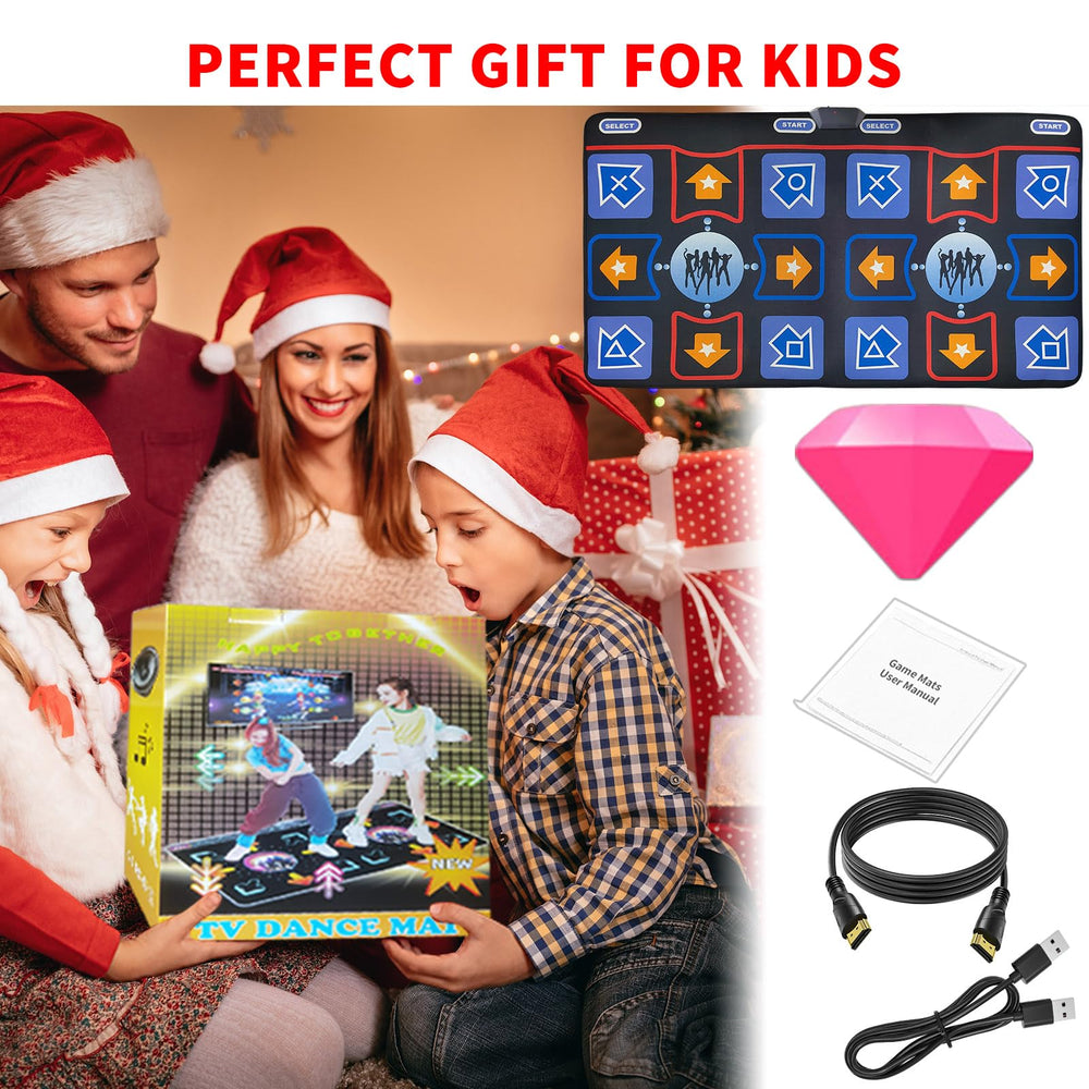 Damcoola Dance Mat gift packaging makes it a ready holiday surprise.