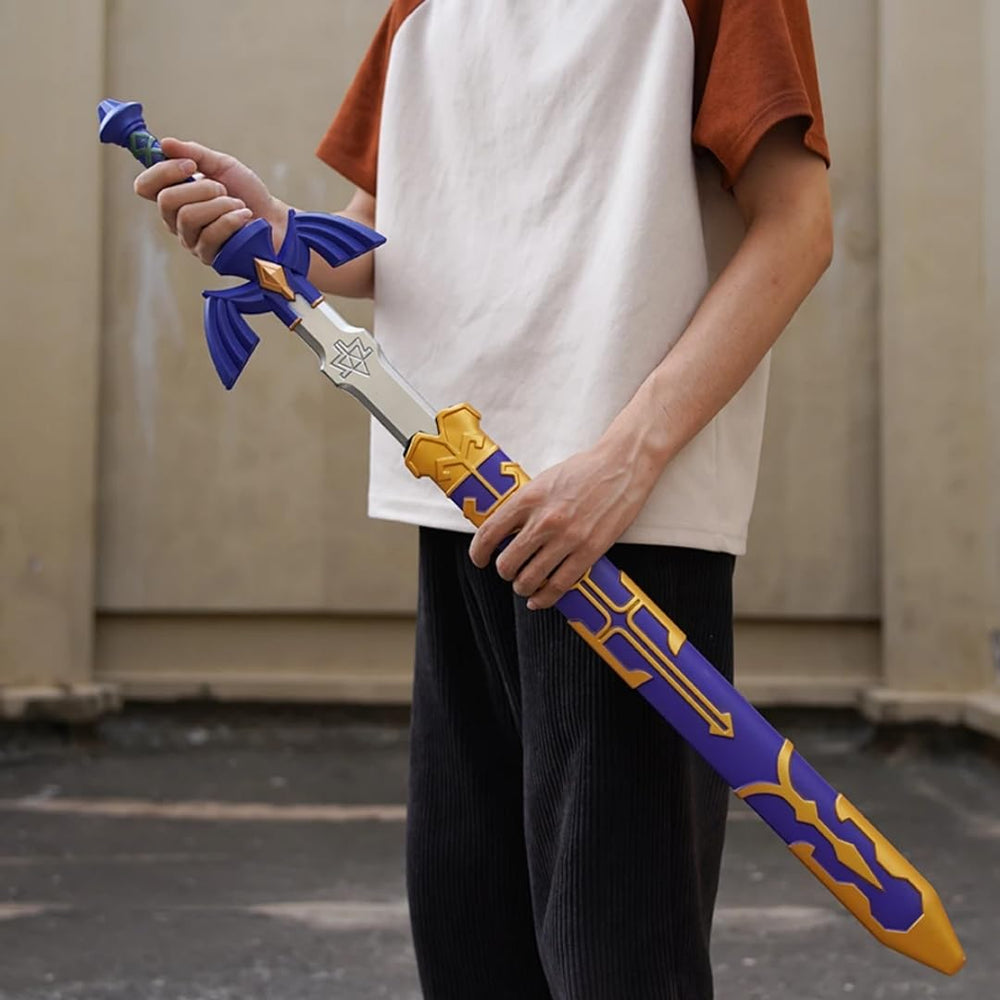 damdos Cos-Master Sword foam side view shows realistic cosplay detail.
