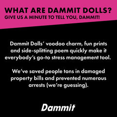 Dammit Cancer Doll design supports a cause with a playful twist