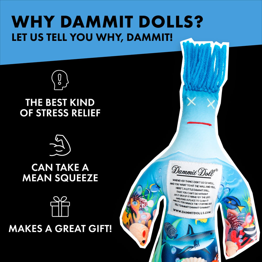 Dammit Doll crab closeup highlights quirky charm for desks and shelves.
