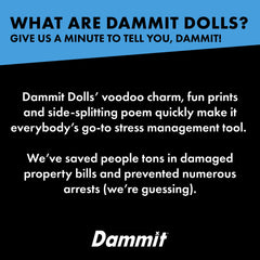 Dammit Doll gift-ready packaging makes a playful present.