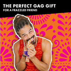 Dammit Doll gift-ready packaging makes a playful present for fans of dark humor.