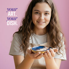 Dan & Darci Craft n Clay stencil guides intricate dish designs