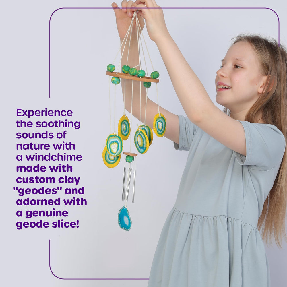 Dan&Darci finished wind chime ready to hang indoors or outdoors.