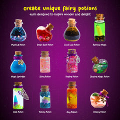 Dan&Darci Fairy Magic Potion Kit crystals and stones add color