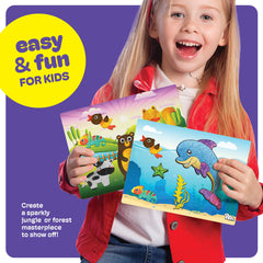 Dan&Darci foil art kit foam stickers add texture and depth