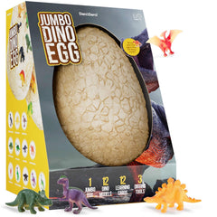 Dan&Darci jumbo dino egg ready for unboxing or discovery