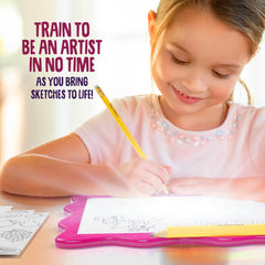 Dan&Darci Light Up Tracing Pad stays portable for travel and quiet time