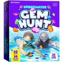 Dan&Darci Pool Gem Hunt gems for underwater collection during pool play