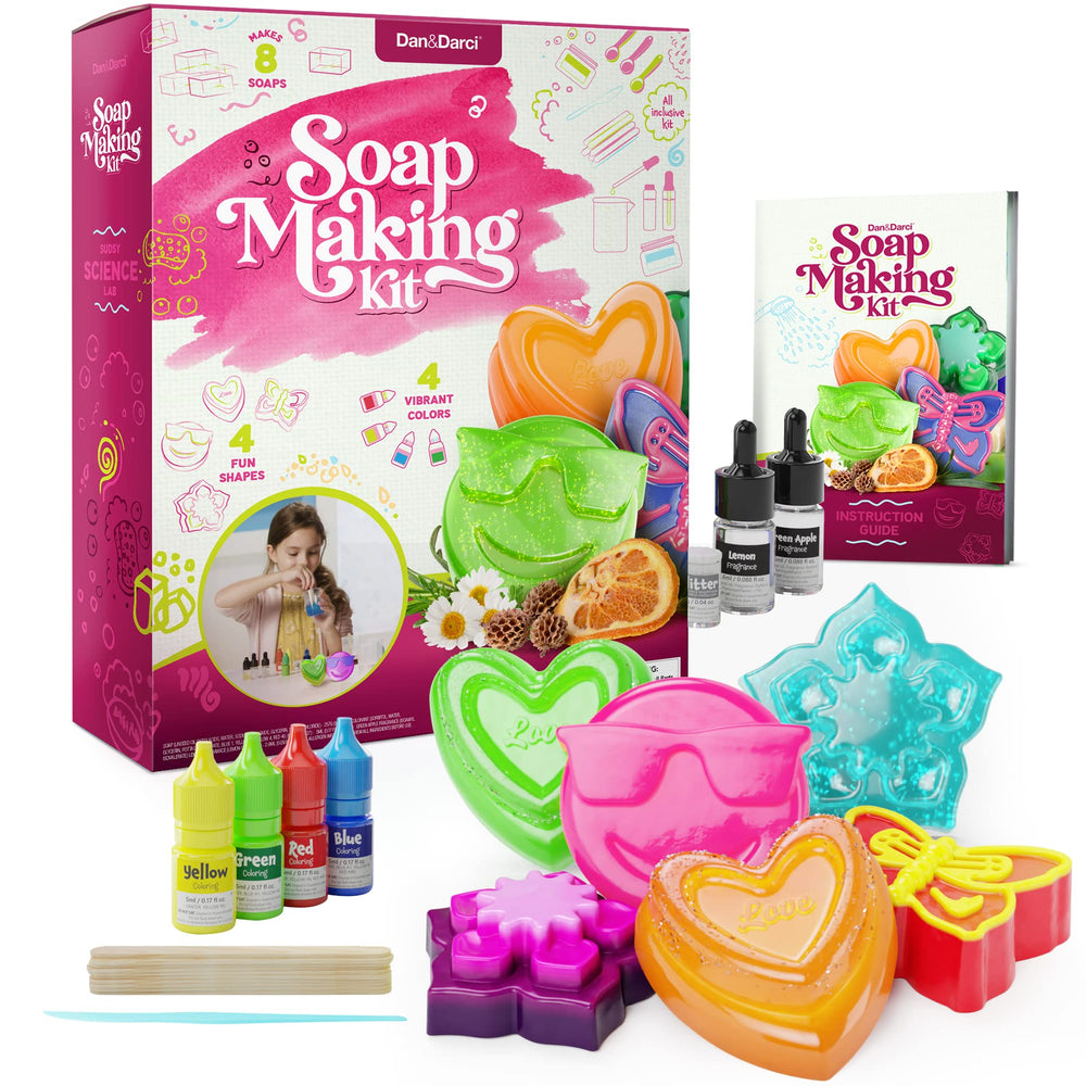 Dan&Darci instruction guide helps families learn while crafting together.