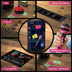 DANACNPR lyric cards with diverse songs fuel fast, fun trivia