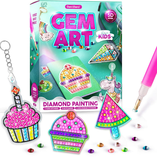 Dan&Darci Diamond Art Kit unicorn gems sparkle for creative play