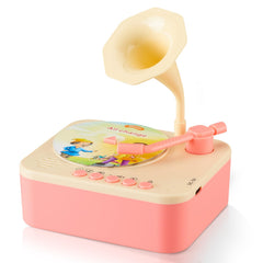 DANGKAEN Dreamy Pink gramophone toy front view fosters imagination through stories and music